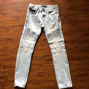 Denim Light Wash Skinny Jeans
